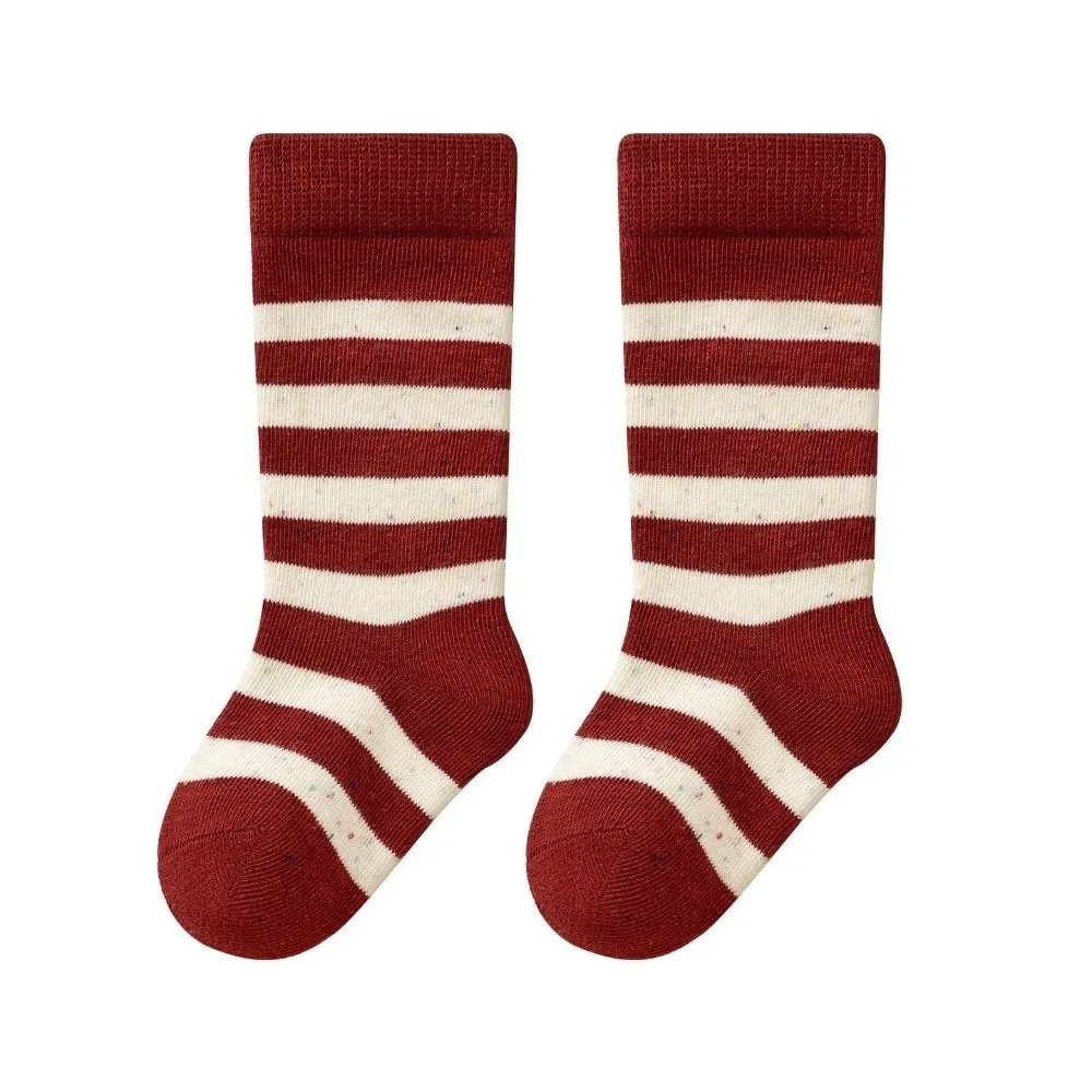 

New Red Compression Stocking Breathable Sweat-absorbing Leg Warmers New Year Socks Kids