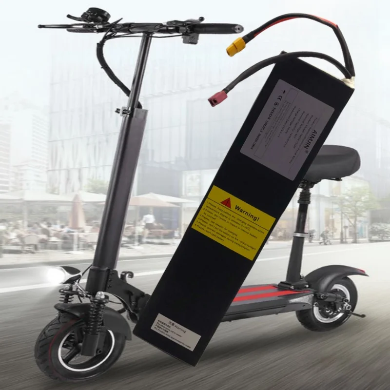 Paquete de batería de iones de litio 13S4P 672Wh 48V 14Ah adecuado para batería de patinete eléctrico Kugoo M4/M4Pro 14000mAh BMS integrado