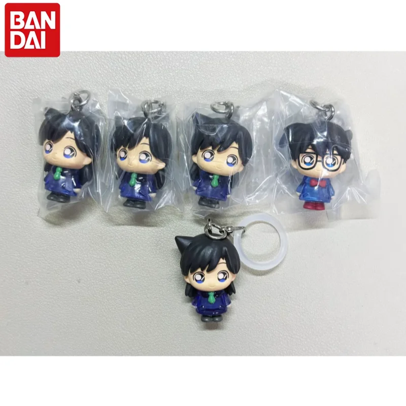 

Bandai Genuine Detective Conan Gashapon Toys Raincoat Styling Pendant Series Anime Figure Conan Mouri Ran Model Decoration Gifts