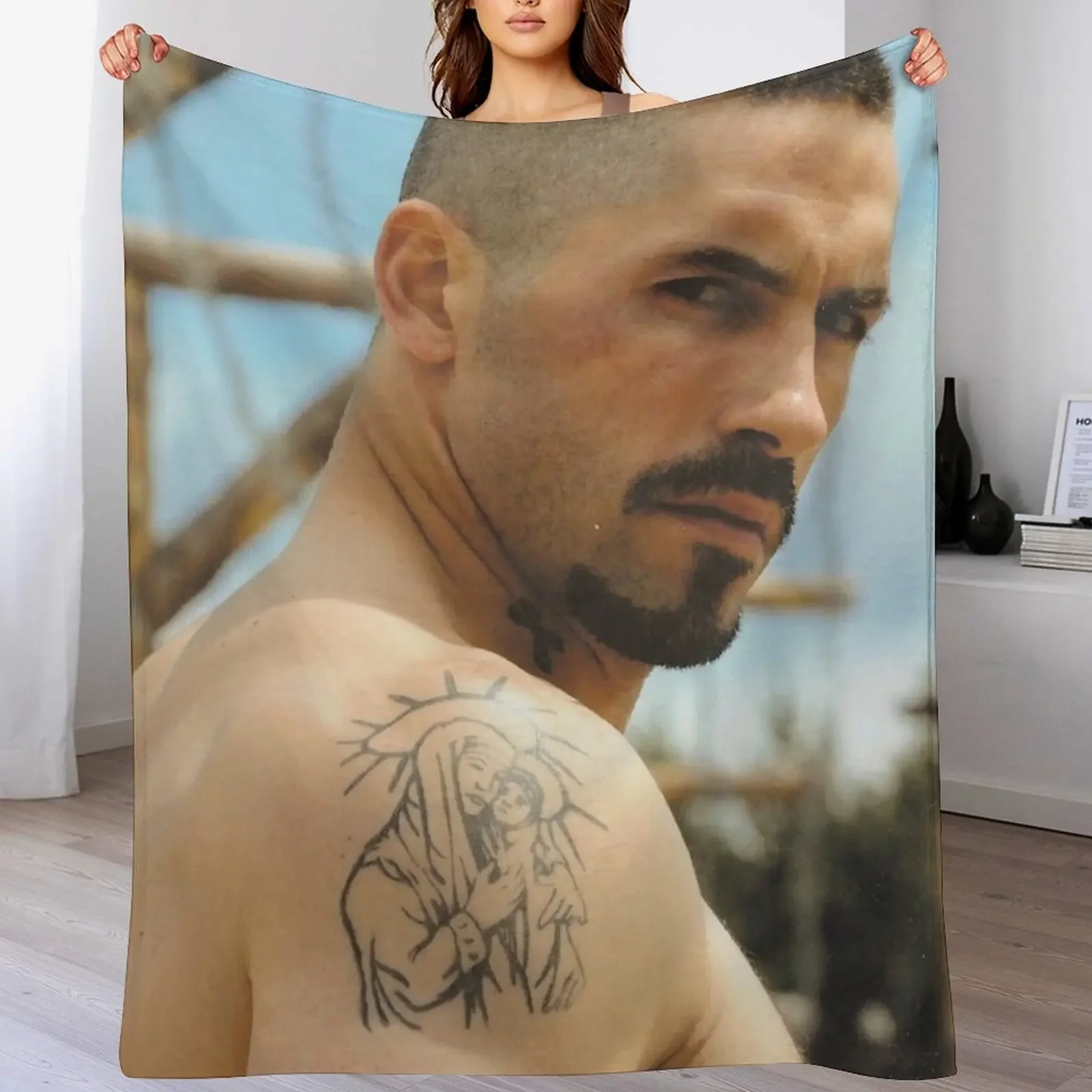 

yuri boyka Throw Blanket Durable Warm Blanket for Daily Home Use