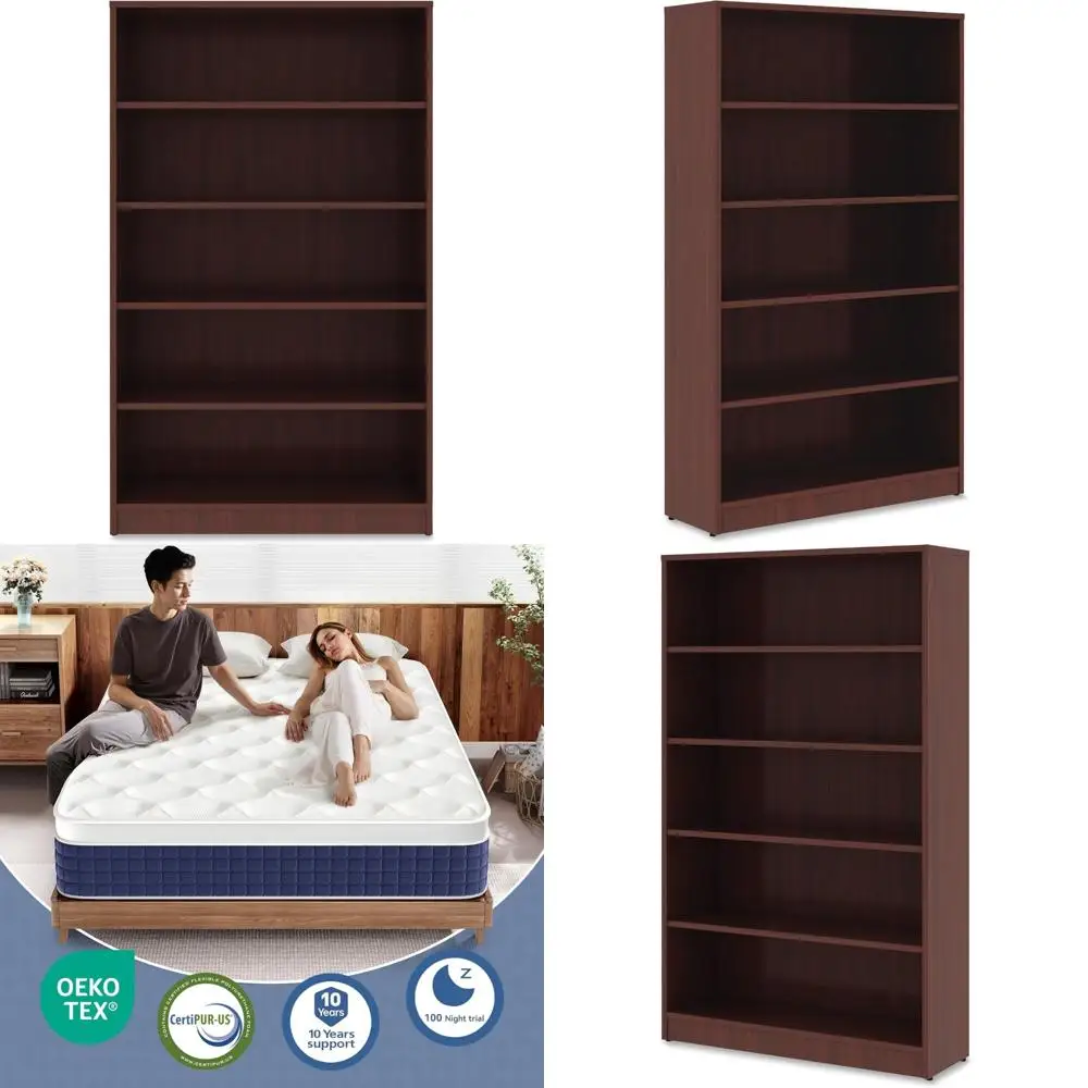 Medium Firm Gel Memory Foam Hybrid Queen Mattress with Individually Wrapped Springs and Edge Support for Motion Isolation