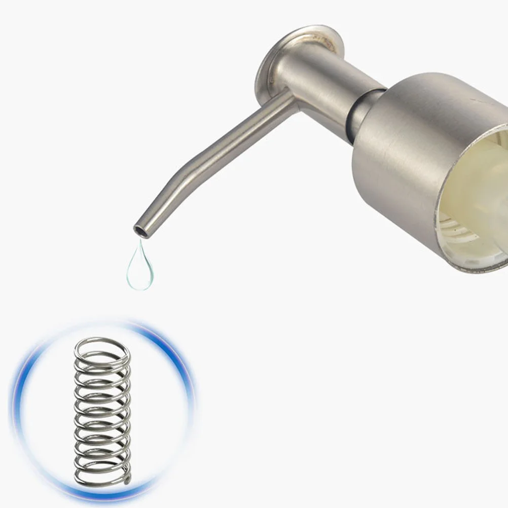 

1Pcs Pump Head for Bottle Stainless Steel Press Dispenser Head Replacement for Shampoo Lotion High Viscosity Liquids Home