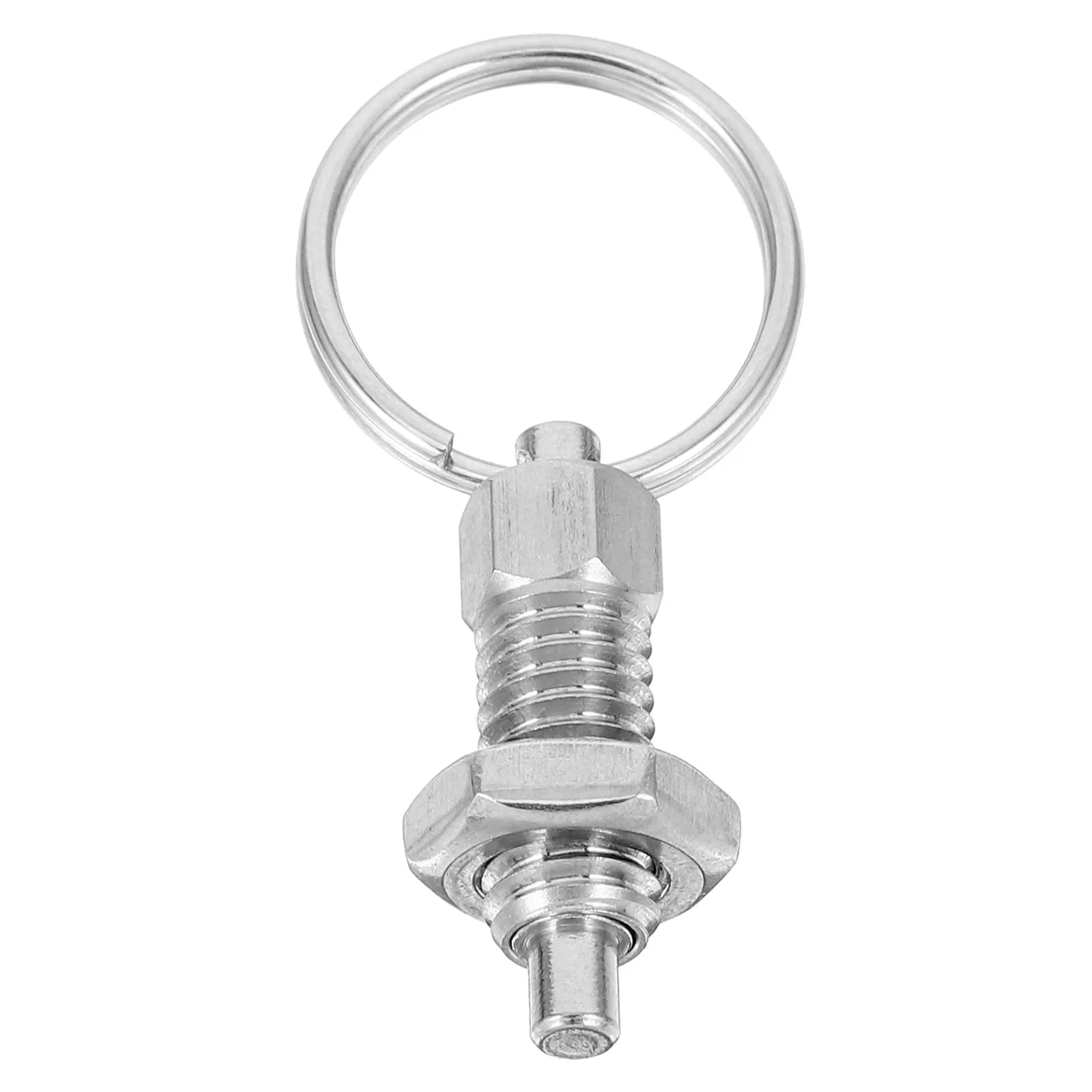 Stainless Steel Spring Loaded Pull Pin Knob Plunger Locking Positioning Device for Trailer Gate Utility Trailer Parts Heavy Duty
