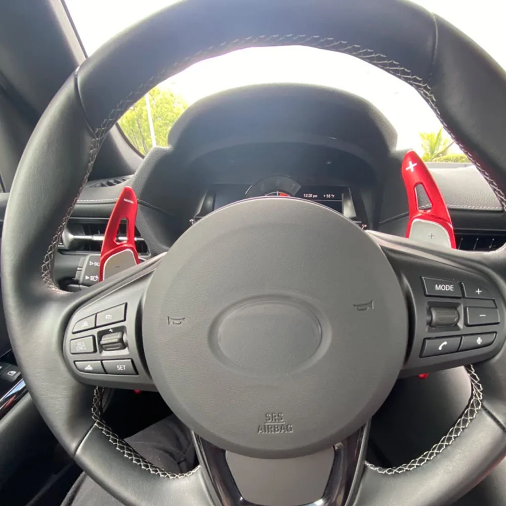 Steering Wheel Shift Paddle,Aluminum Paddle Shifter Extension Covers for Toyota Supra GR A90 A91 MK5 2019-2022, Auto Interior