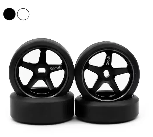 2.5/5.5 Degrees Hard Plastic Drift Tires Metal Wheel Rim for Wltoys 284131 K969 K989 Kyosho Mini-Z 1/28 RC Car Upgrade Parts