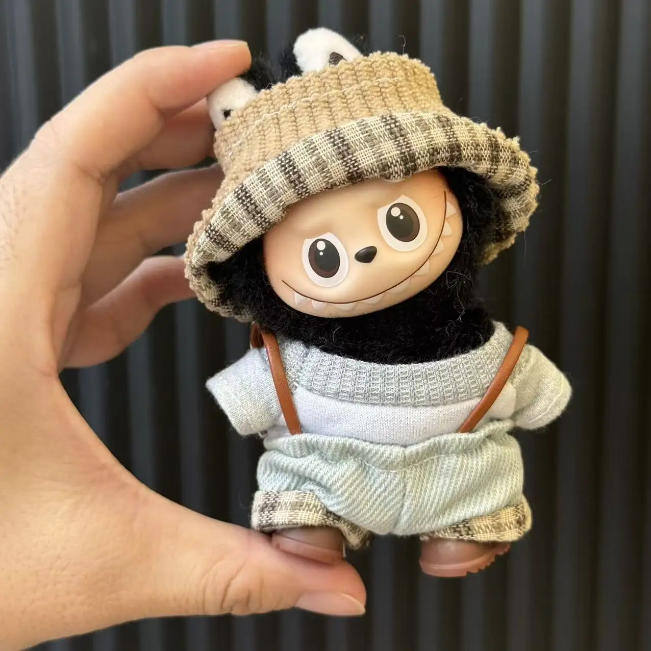 Mini Labubu Clothes Dress Pants Set For 10.5cm Labubu V4 The Monsters Pin Doll Clothes Outfit Accessories Ropa Labubu