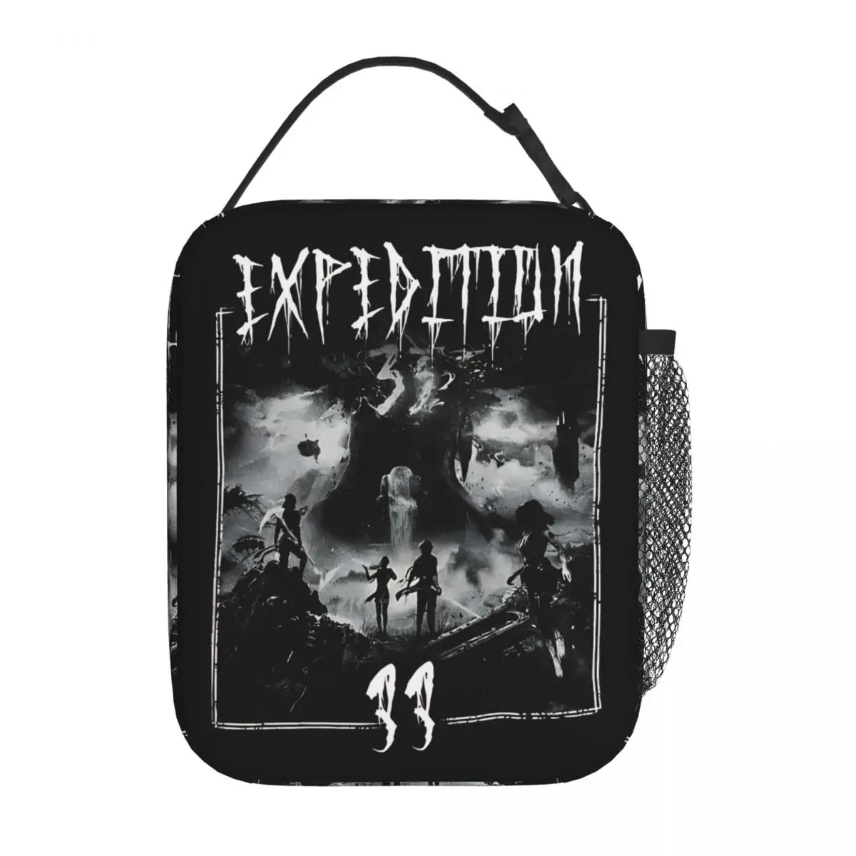 

Изолированная сумка для обеда Clair Obscur Expedition 33, портативный контейнер для еды, термосумка, сумка-тоут, ланч-бокс для работы, путешествий, девочек и мальчиков