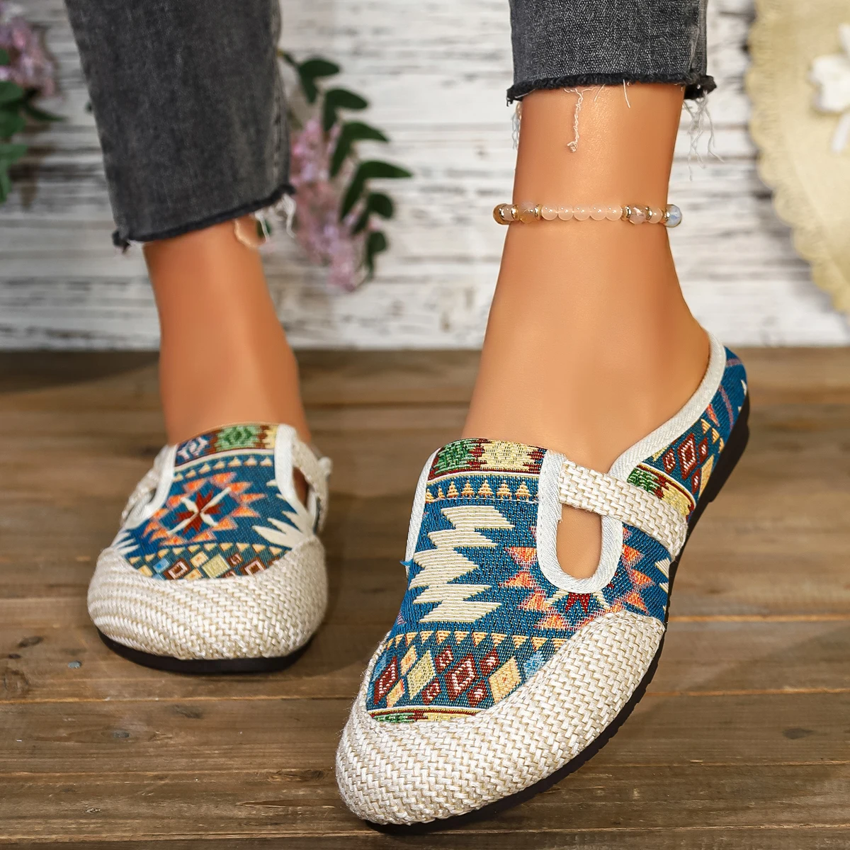 Damen-Hausschuhe im Ethno-Stil – Ethnic Fashion Walk Bewertung und Preis