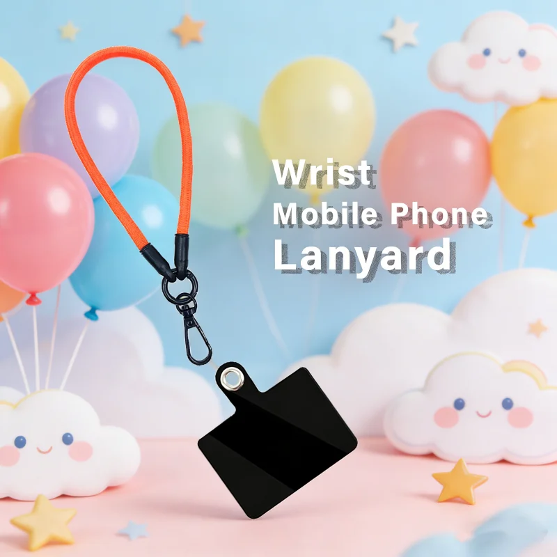 

Cell Phone Case Lanyard Wrist Hand Strap Cord with Card to Hang the Mobile Phone Rope Smartphone Chain Key Strap for iPhone