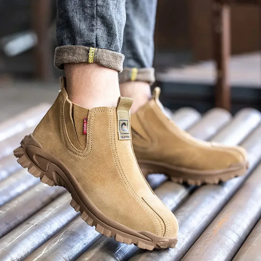 Men's Boots Industrial Safety Rubber Fashion Work Male Shoes Offer Hot Selling Sale Designer Casual Non Slip Y2k Vintage Size 44