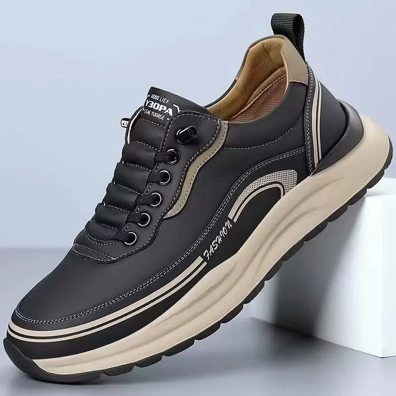

2025 Spring and Autumn New Lightweight Breathable Casual Shoes Soft-soled Sports Running Men's Shoes