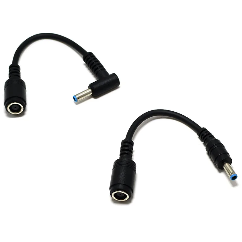 1 szt. 7,4*5,0 do 4,5*3,0 mm konwerter ładowarki prądu stałego doskonała alternatywa kabel łączący adapter DC do HP Dell niebieskie porady