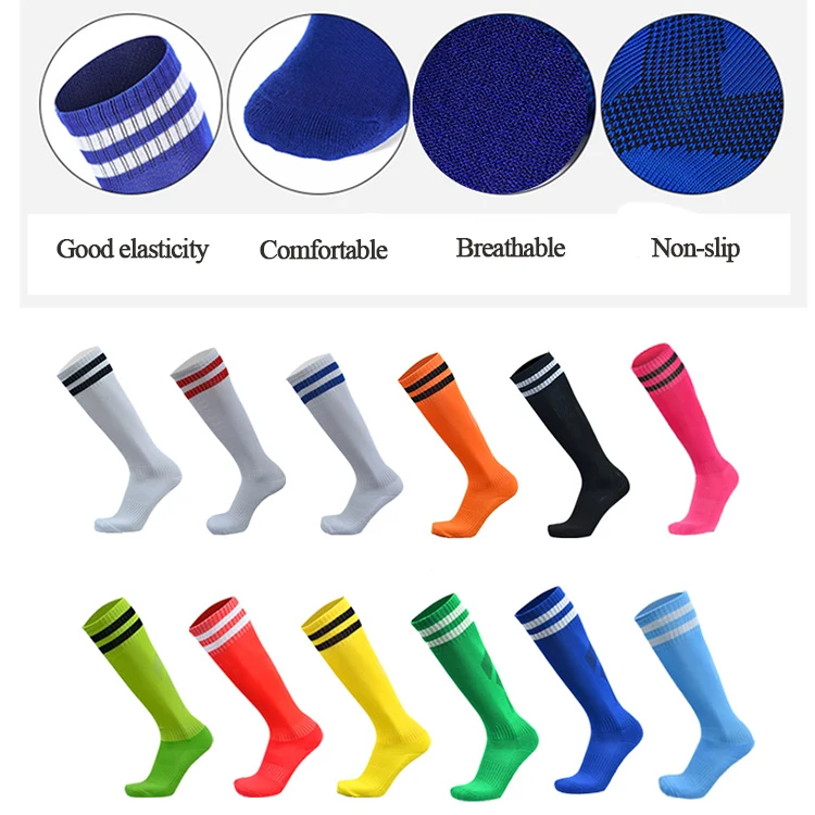 

3/2/1 Pair Football Sports Socks Long Knee Cotton Spandex Adults Legging Stockings Soccer Baseball Ankle Adults Sports Socks New