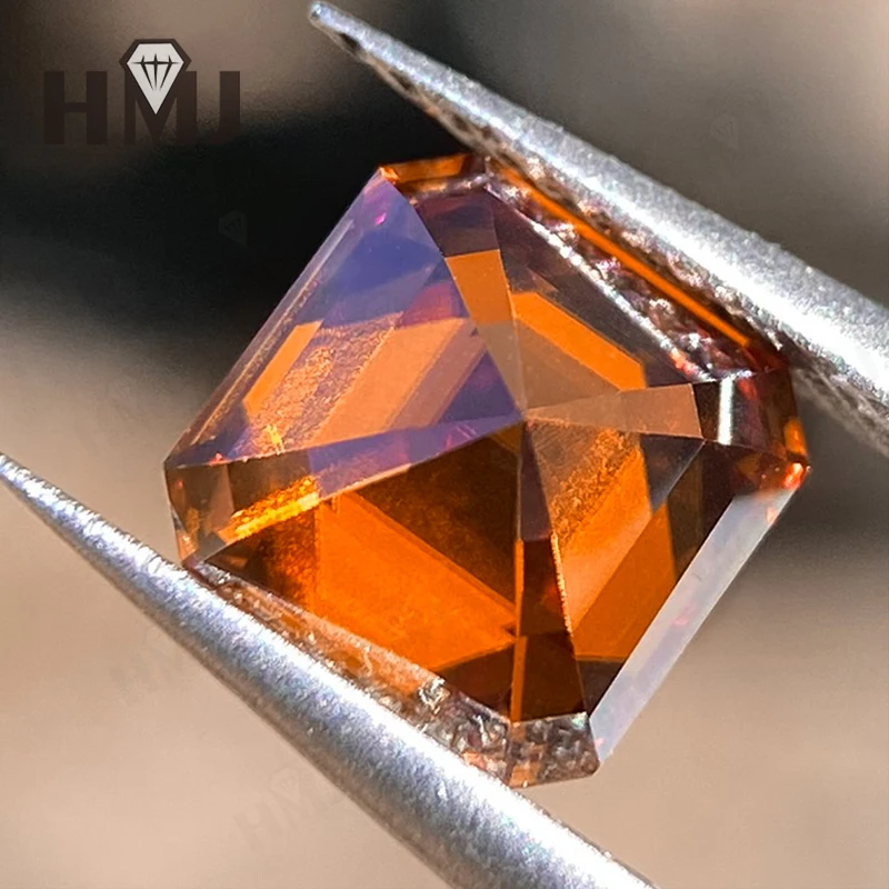 Laborgezüchteter Moissanit, plattiert, verschiedene Formen, mit GRA-Zertifizierung, starker Feuerfarbe, hohe Qualität, für DIY-Ringe, Halsketten und Ohrringe – Detail 16