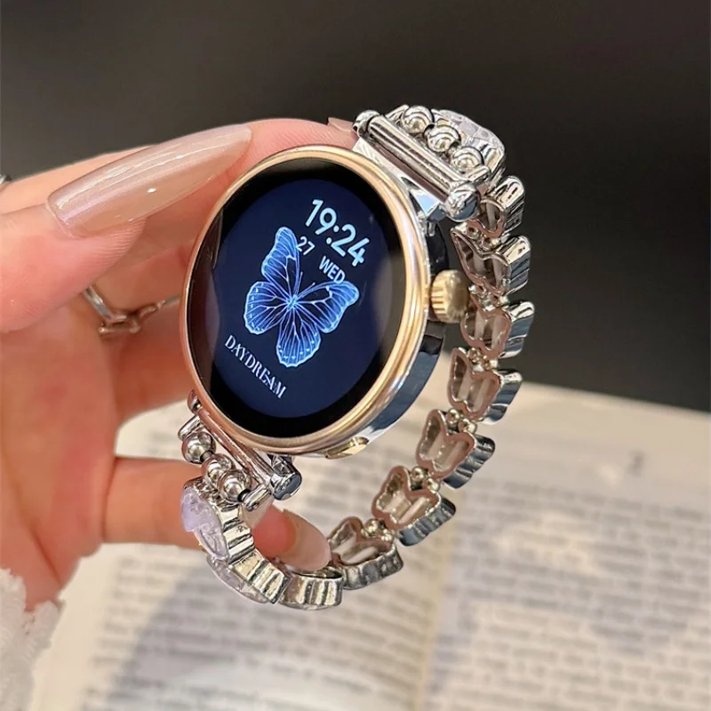 

Butterfly elastic rope suitable for Huawei GT5/GT5 Pro/GT4/GT2/3/4 22mm/20mm/18mm fashionable watch straps