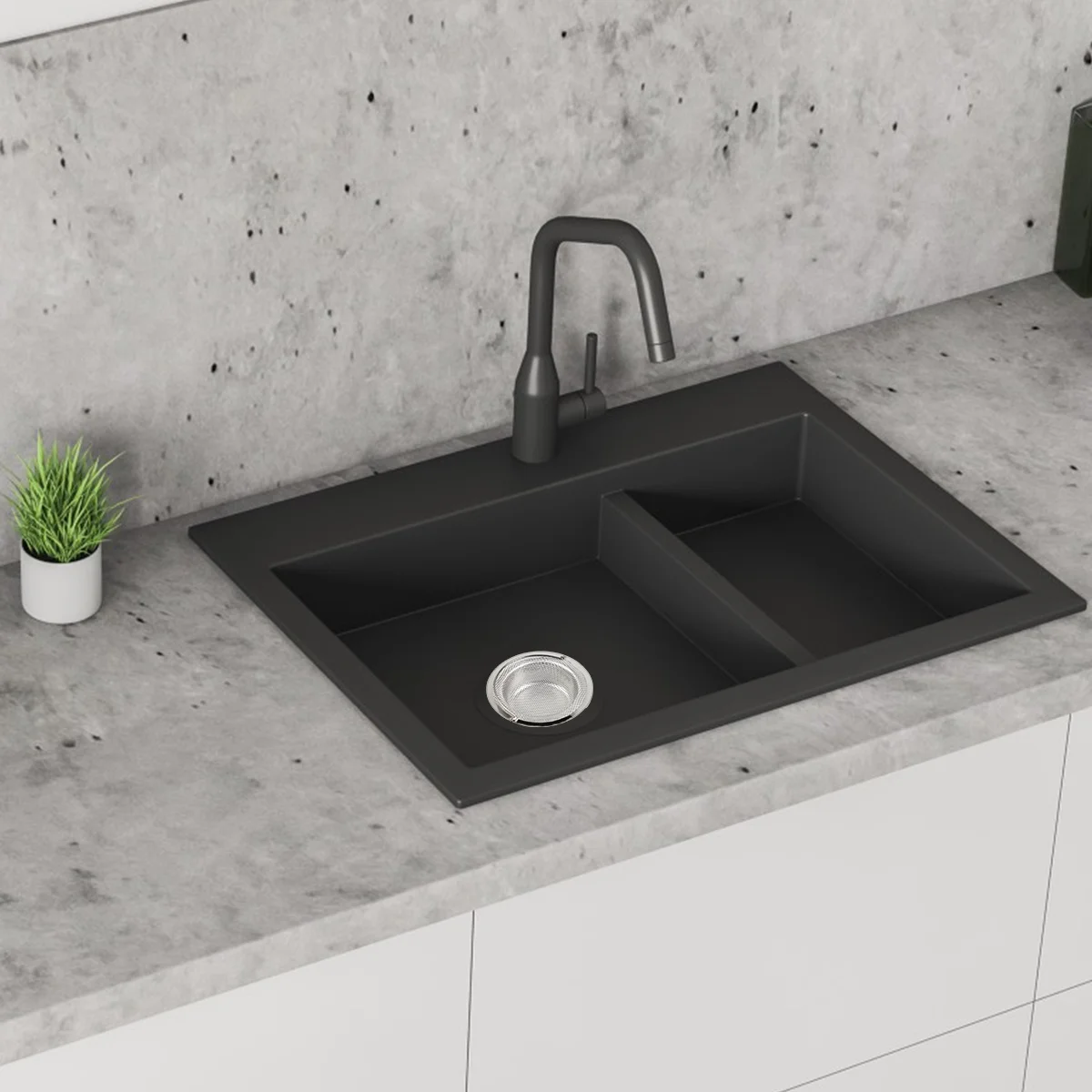 

Stainless Steel Sink Strainer Dense Filter Holes Kitchen Bathroom Bathtub Drain Basket For Food Debris Residue