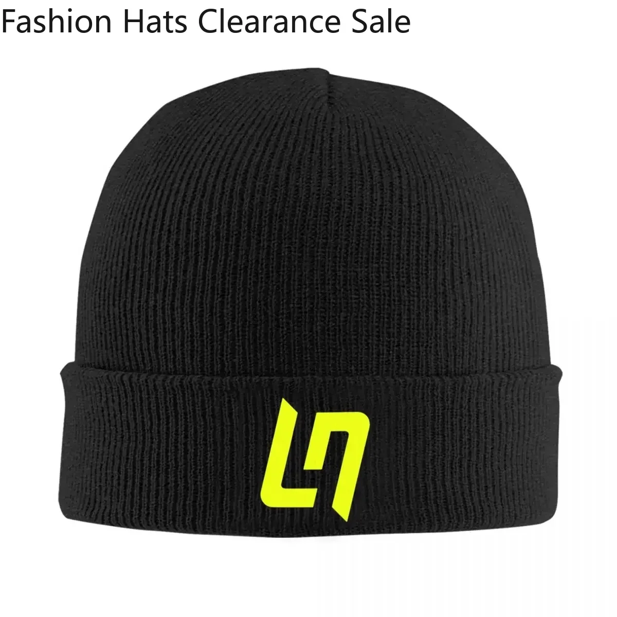 

Lando Norris Logo Knitted Bonnet Caps 100% Acrylic Fashion Keep Warm Hats