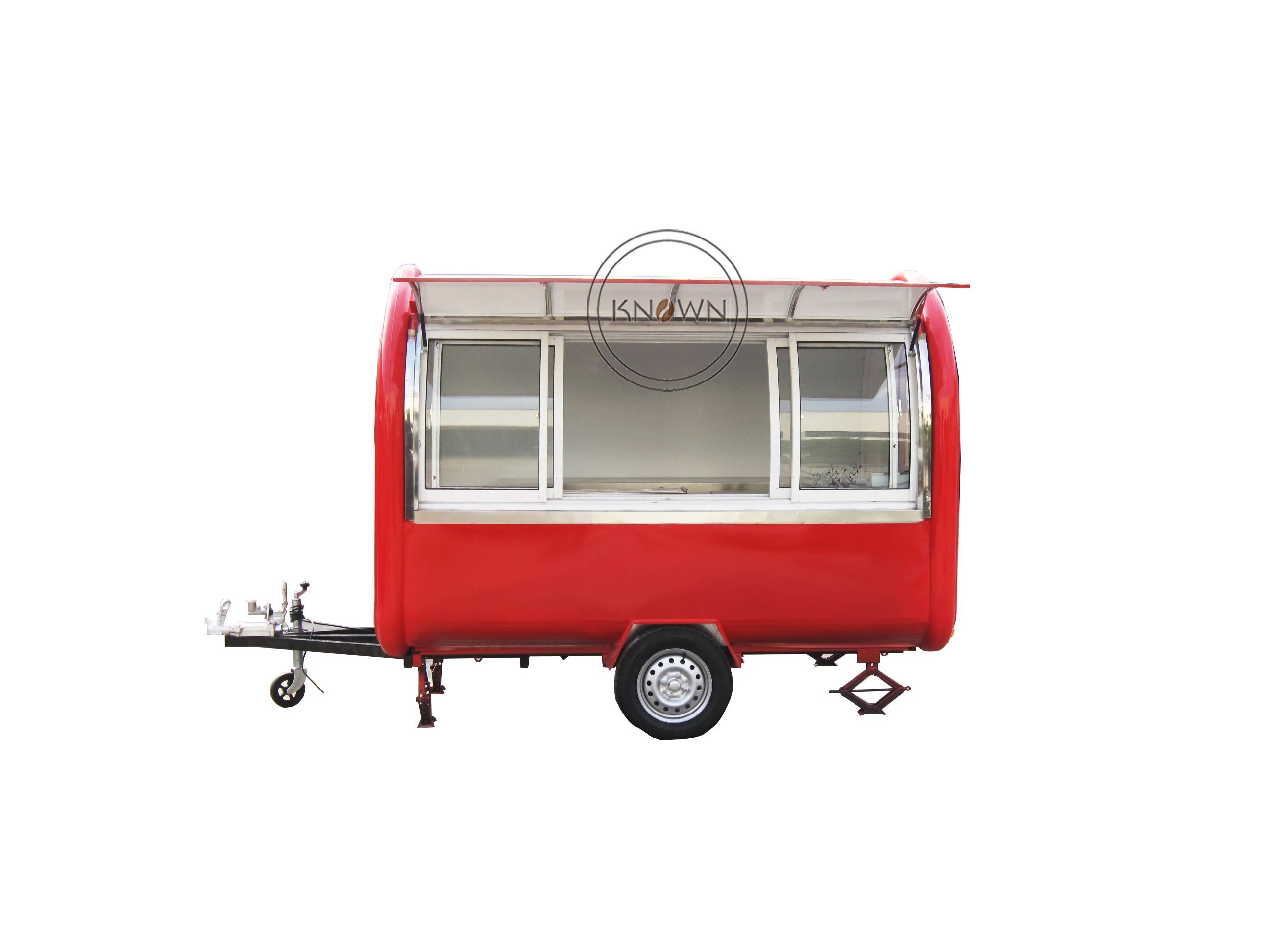 

High quality 2.8 m length fast food trailer food cart fast food truck