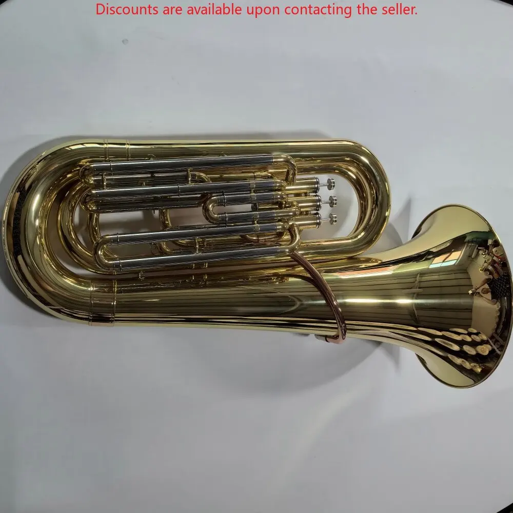 Bb Key 4 Válvula de pistón Tuba