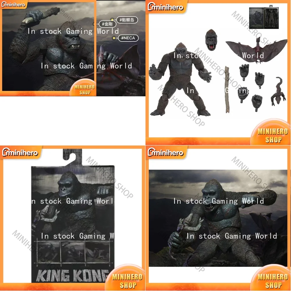 

В наличии: Оригинальная коллекционная фигурка NECA Конг: Остров черепов, 7 дюймов, модель робота, подарок для взрослых и детей