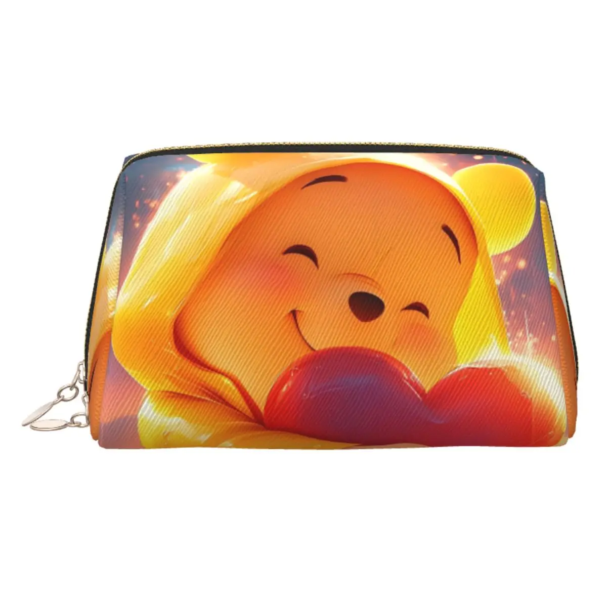 

Custom Winnie The Pooh Cute Animes Toiletry Bag Women Love Cosmetic Makeup Organizer Ladies Beauty Storage Dopp Kit Box