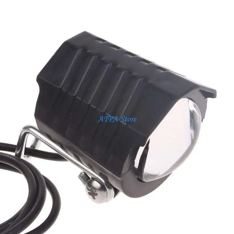 U13C EBike Headlight LED Electric Bike Light for Night Riding 36V-60V Universal Electric Bike Light with Horn