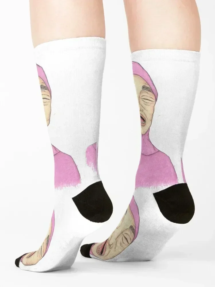 Pink Guy Socks japanese fashion Sports Rugby New year's Socks For Women Men's
