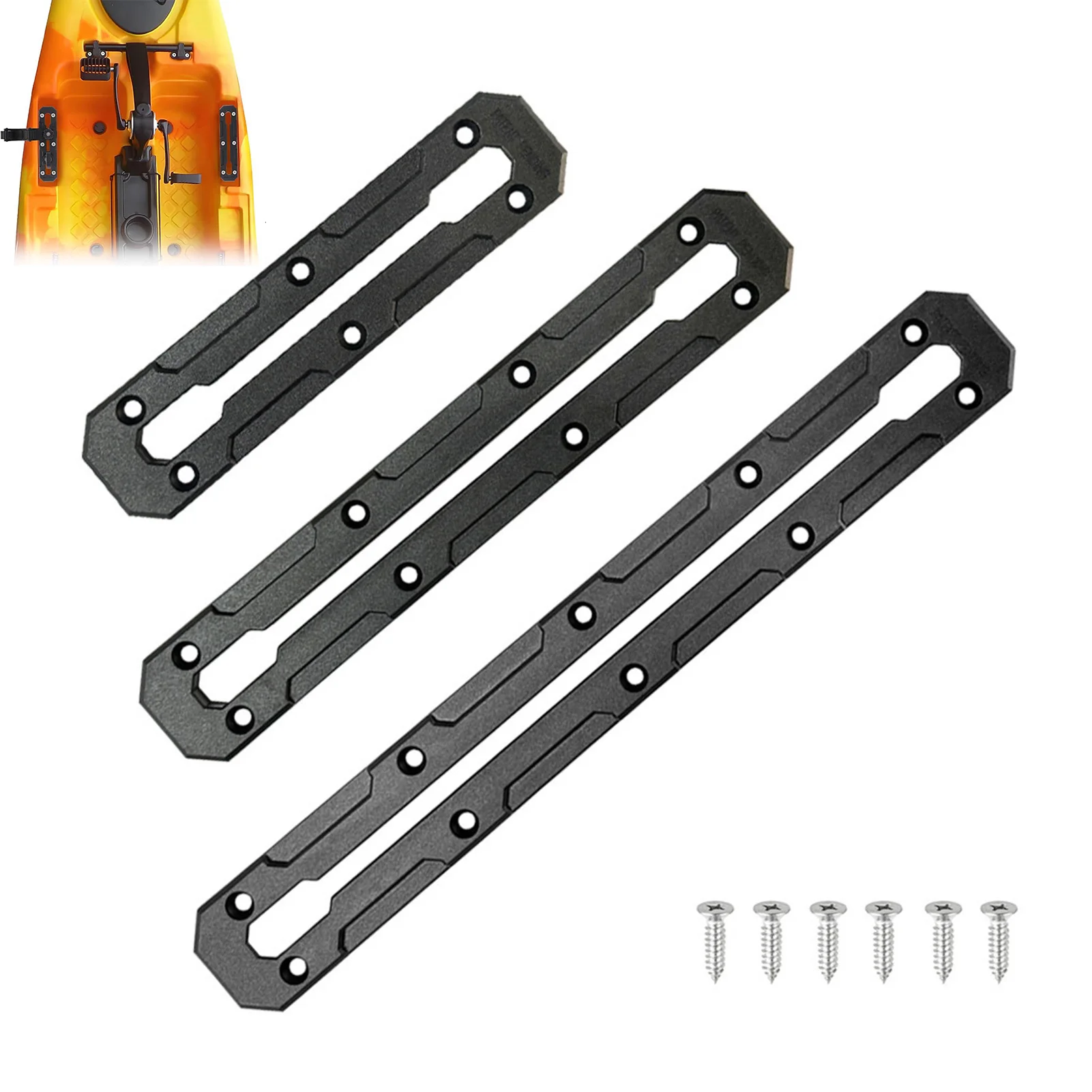 Supports de pagaie de kayak 6 pouces, 4 pièces, accessoires de montage sur piste pour le tri IMAPaddle