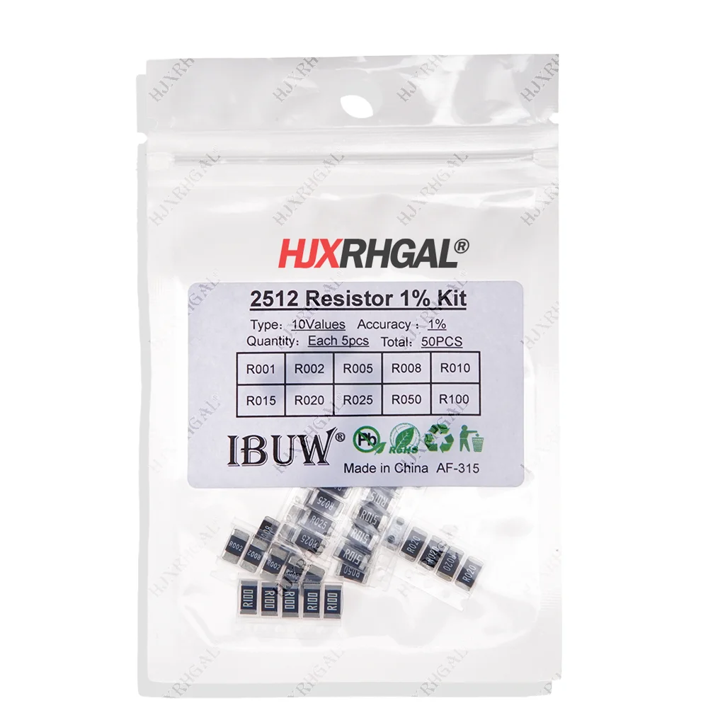 10/20/33/60/80 قيم مجموعة المقاوم SMD مجموعة متنوعة 10ohm-1M أوم 5% 1% عينة كيت 0402 0805 0603 1206 2512 1210