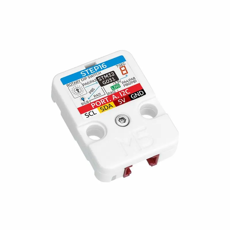 A01F-STM32G031 I2C Communication Step16 Unit Mini 16-Bit BCD Rotary Encoder GSMR-16 Control Module