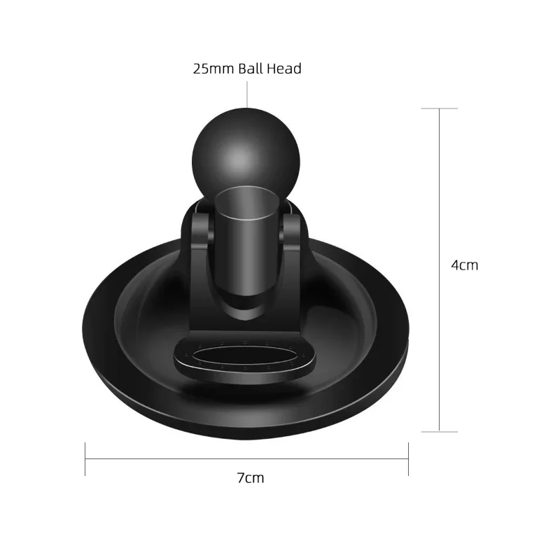 Ball Mount Twist Lock Suction Cup Base Window Mount 360 Degree Rotation for Double Socket Arm Phones Action Camera Accessories