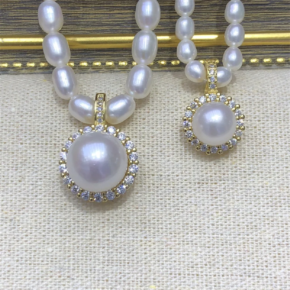 GENUINE HUGE 2-3MM 11-12mm 《Bread pearls》NATURAL WHITE BAROQUE PEARL NECKLACE 40cm 45cm 50cm 55cm 60cm 70cm 90cm 110cm 130cm