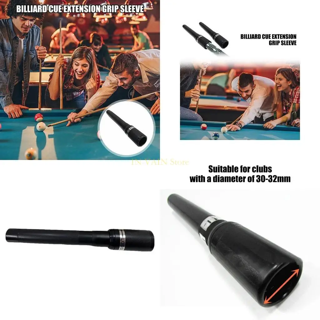 

M5TC Billiard Pool Cue Extender 9 Balls Cue Butt End Extension Cue Extension