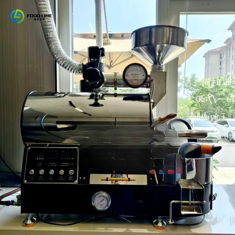 Customized Stainless Steel 2kg 3kg 6kg 12kg 15kg 20kg Coffee Roaster Gas Electric Mini Sample Machine For Sale