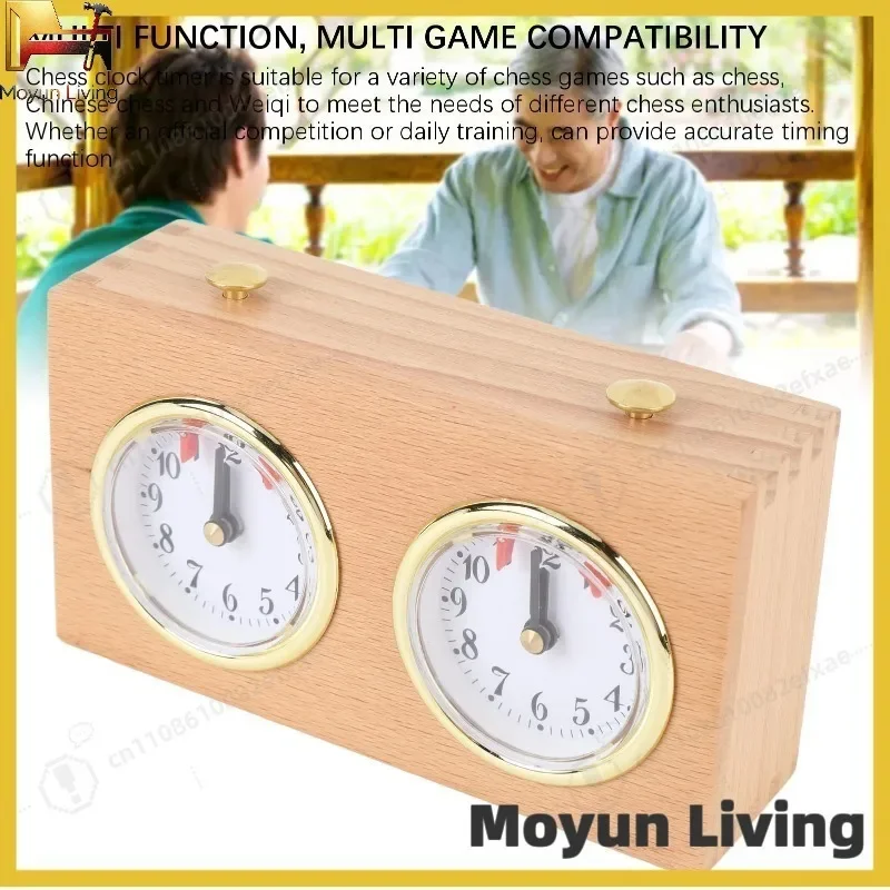 vintage-wooden-mechanical-chess-clock-retro-analog-timer-high-accuracy-for-board-game-competition-tournament-professional-play