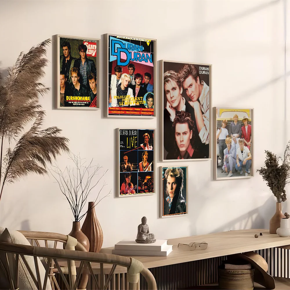 Classic British Band Duran Duran Classic Movie Posters Vintage Room Bar Cafe Decor Nordic Home Decor