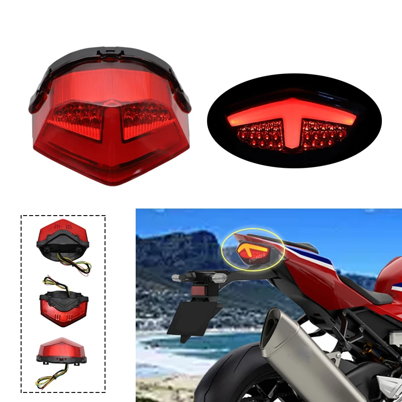 CBR1000RR Rear Tail Light Brake Turn Signal Integrated LED Taillight For Honda CBR 1000RR CBR 1000 RR 2017 2018 2019-2025