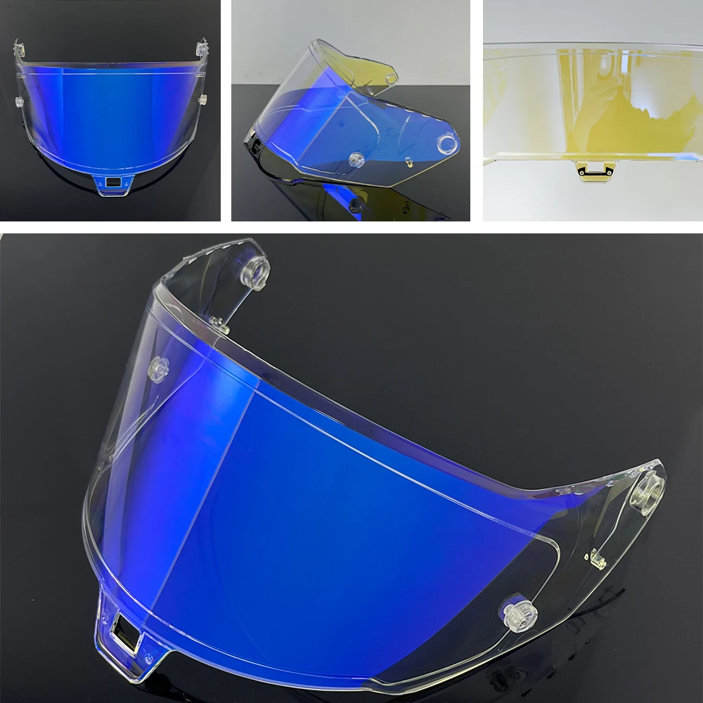 R10 خوذة قناع ل Alpinestars Supertech R10 دراجة نارية خوذة قناع نظارات تصفيح الفضة الأحمر استبدال عدسة