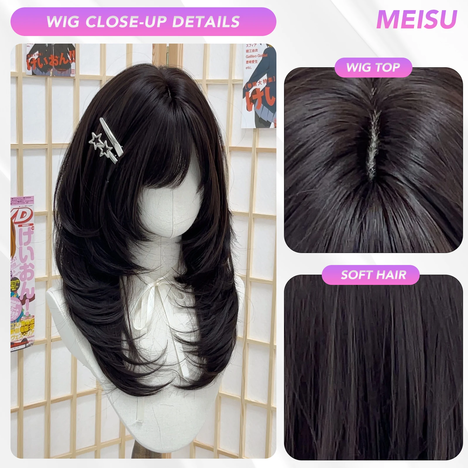 MEISU 22 İnç Sentetik Hava Per - Synthetic Braided Wigs For Black Women incelemesi ve fiyatı