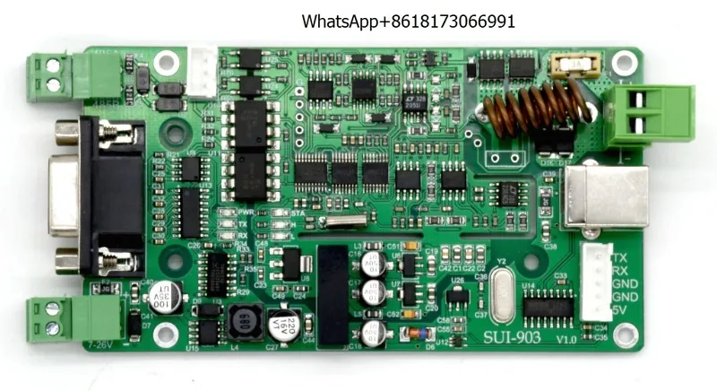 SUI-903 microamp ammeter uA detection card serial communication plus or minus 500uA-2A