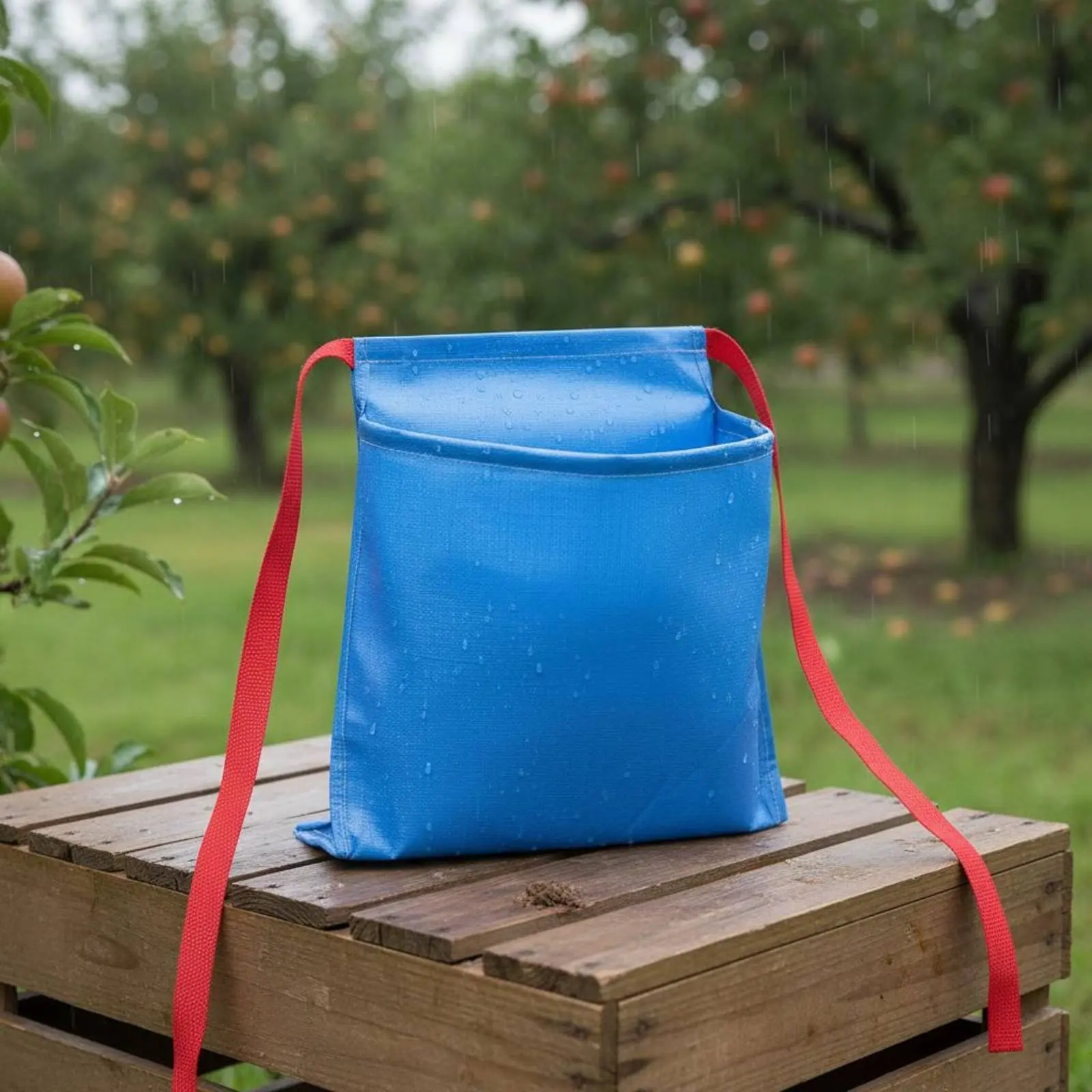 Fruit Picking Bag Wear-Resistant Cross-Shoulder Picking Bag Gardening Equipment Sturdy Harvesting Apron Portable for Gardeners