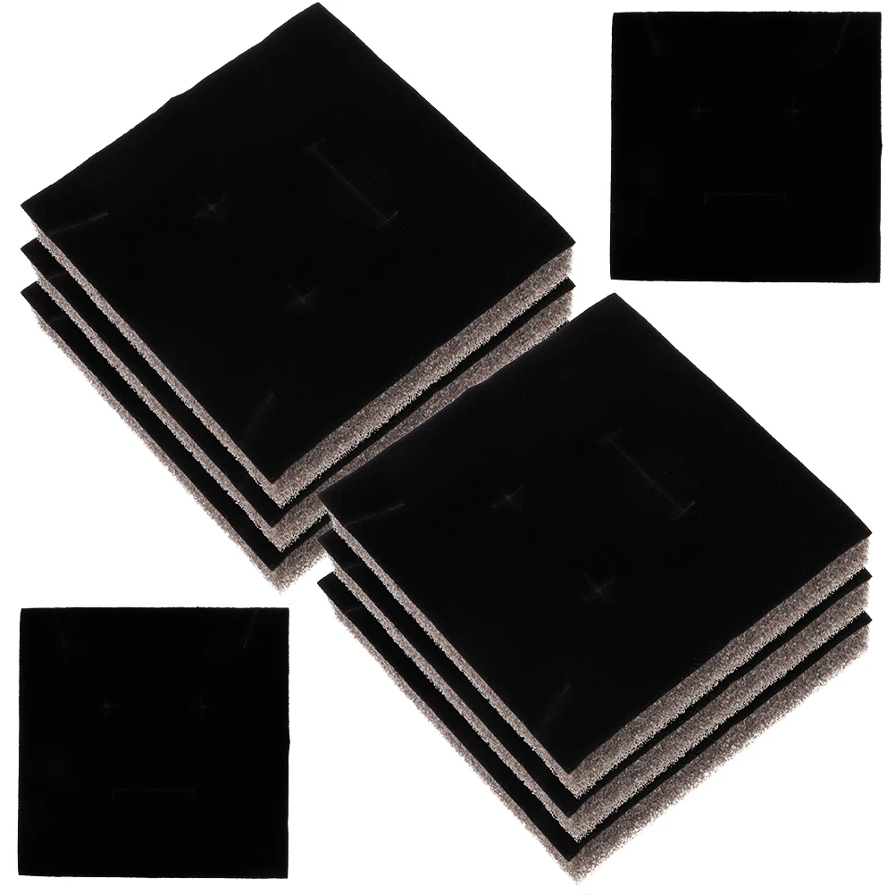 

20 Pcs Sponge Insert for Jewelry Tray Box Lining Pad Black Inserts Storage Travel