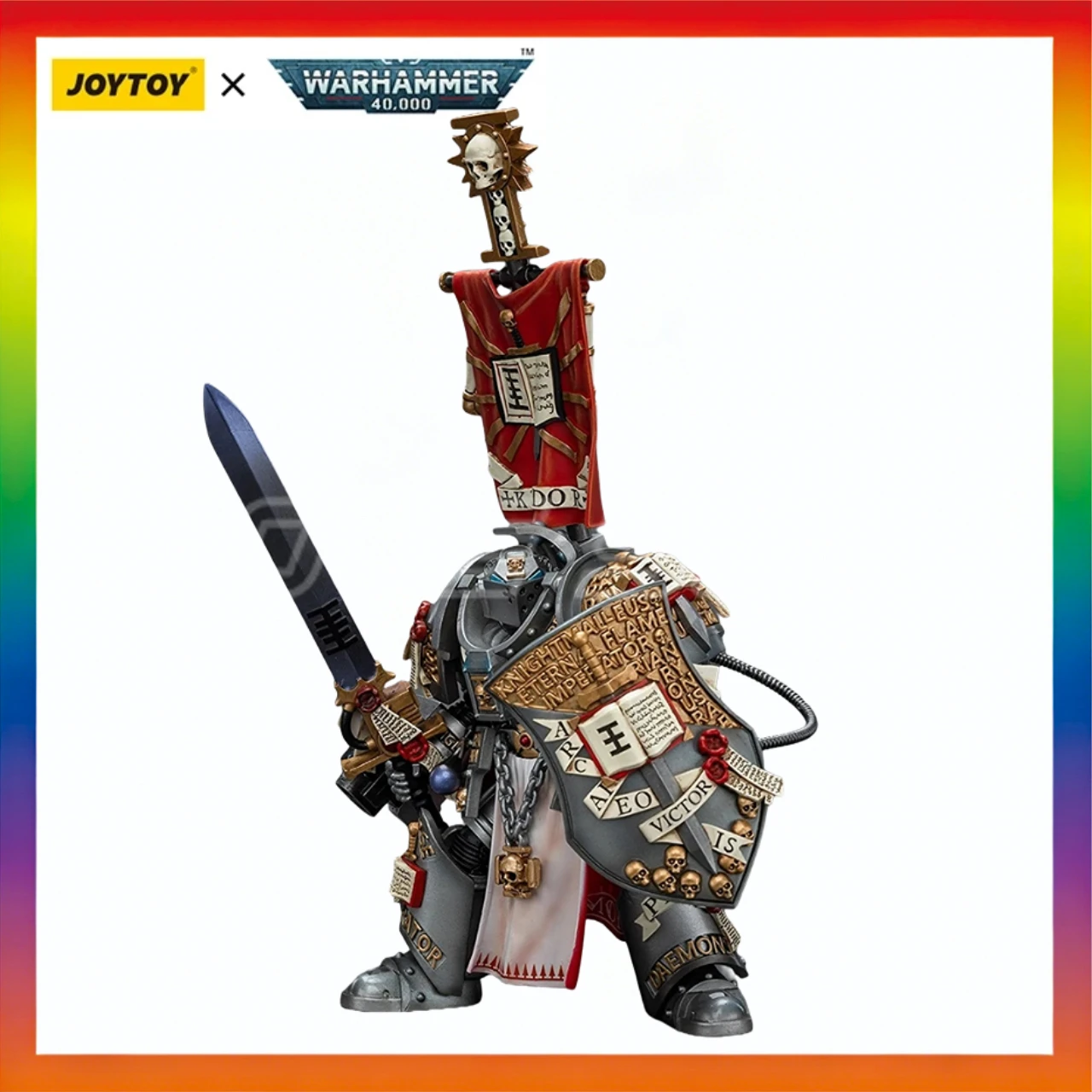 

JOYTOY Warhammer 40K Grey Knights Kaldor Draigo 1/18 Action Figure Model Collection