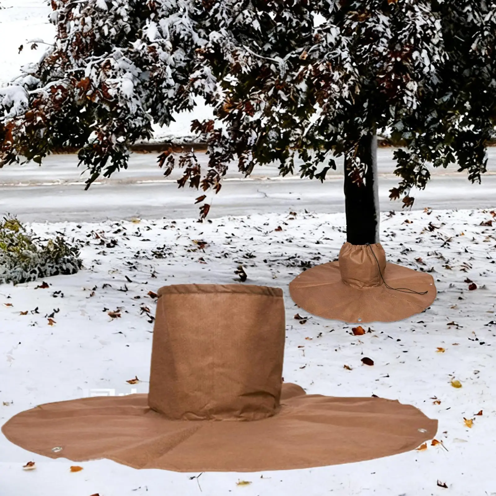 Tree Root Protector Freeze Protection Tree Trunk Protector Guard Plant Covers With Ground Nails Warm Tree Root ﻿Protection