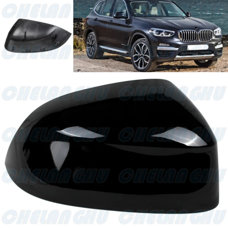 

Right Side black Painted Rear Mirror Housing Cover Cap 51167365114 For BMW X3 F25 X5 F15 2014 2015 2016 2017 2018