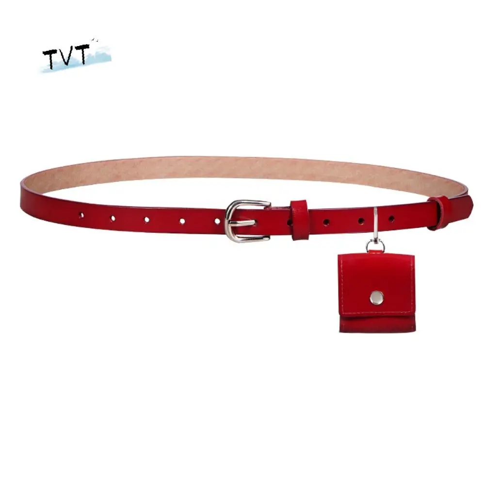 

Ins Korean Style Women Waist Bag PU Purse Belt Waist Bag Small Bag Retro Women Belt Bag Female