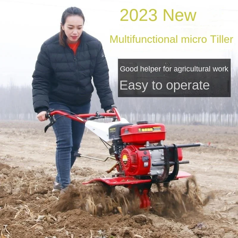 

Four-wheel drive micro-tiller frame agricultural machinery iron ox rotary tiller version cultivator small plowing machine