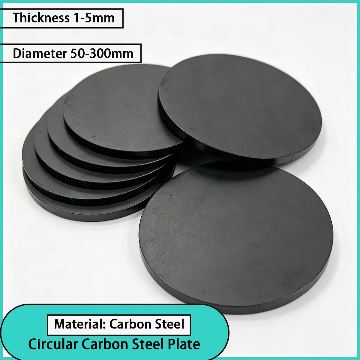 Circular carbon steel iron plate with a diameter of 50-300mm is used for equipment bases