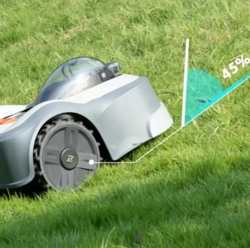 Electric remote control   lawn mower mowing area 6000 square meters cordless GPS smart lawn mower