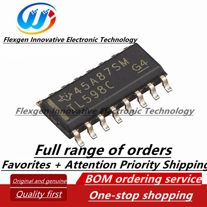 TL598CDR SOP-16 silk screen TL598C switch controller IC originale originale TL598CD